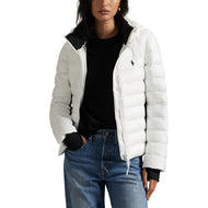 RLX Ralph Lauren Women's Convertible Quilted Jacket - Ceramic White/Polo Black