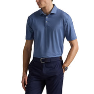 RLX Ralph Lauren Printed Lightweight Airflow Golf Polo Shirt - Old Royal Petal Boxes