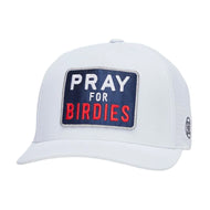 G/Fore Pray For Birdies Golf Snapback Cap - Snow