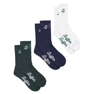 Huffer Par 97 Rib Sock 3pk - Multi