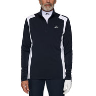 J.Lindeberg Lukas Quarter Zip Golf Mid-Layer - JL Navy