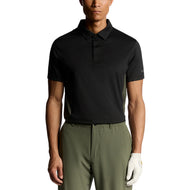 Lyle & Scott 拼色高尔夫 Polo 衫 - 深黑色/花岗岩