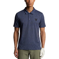 Lyle & Scott 印花轮廓高尔夫 Polo 衫 - 莱德蓝