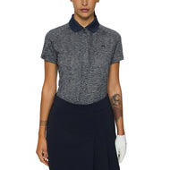 J.Lindeberg Women's Minnie Golf Polo Shirt - Navy Melange