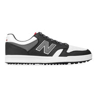 New Balance 480 Spikeless Wide (EE) Golf Shoes - Black/White
