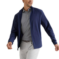 Peter Millar Dunes 高尔夫夹克 - 海军蓝