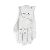 RLX Ralph Lauren Cabretta 皮革高尔夫手套左 - 陶瓷白
