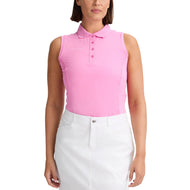 Rohnisch Women's Nicky Sleeveless Golf Polo Shirt - Fuchsia Pink