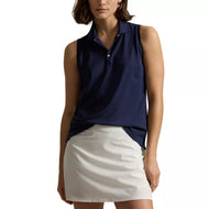 RLX Ralph Lauren Women's Tour Performance Sleeveless Golf Polo Shirt - Refined Navy