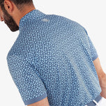 Galvin Green Manuel Golf Shirt - Moonlight Blue/White