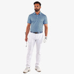 Galvin Green Manuel Golf Shirt - Moonlight Blue/White