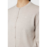 J.Lindeberg Women's Joanna Knitted Cardigan - Moonbeam