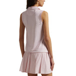 RLX Ralph Lauren Women's Printed Airflow Sleeveless Polo - Garden Pink