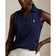 RLX Ralph Lauren Women's Tour Pique V-Neck Sleeveless Polo Shirt - Refined Navy