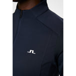 J.Lindeberg Women's Cindy Quarter Zip Golf Mid-Layer - JL Navy