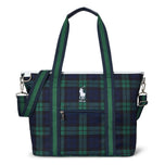 RLX Ralph Lauren Women's Pony Golf Tote Bag - Black Plaid