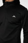 J.Lindeberg Aerial Quarter Zip Hoodie - Black