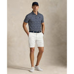 RLX Ralph Lauren Printed Lightweight Airflow Golf Polo Shirt - Micro Toss Floral Refined Navy