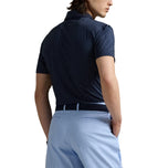 RLX Ralph Lauren Printed Lightweight Airflow Golf Polo Shirt - Multi Deco Toss Refined Navy