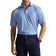 RLX Ralph Lauren Printed Lightweight Airflow Golf Polo Shirt - Fall Blue Magnolia Diamond