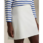 RLX Ralph Lauren Women's 17" Aim Pleated Back Golf Skort - Ceramic White