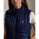 RLX Ralph Lauren Women's Reversible Quilted Ripstop Vest - Ceramic White/Refined Navy