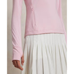 RLX Ralph Lauren Women's Performance Quarter-Zip Golf Pullover - Garden pink