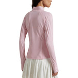 RLX Ralph Lauren Women's Performance Quarter-Zip Golf Pullover - Garden pink
