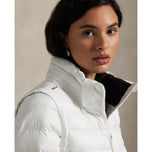 RLX Ralph Lauren Women's Convertible Quilted Jacket - Ceramic White/Polo Black