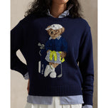 RLX Ralph Lauren Women's Polo Bear Knit - Refined Navy