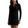 RLX Ralph Lauren Women's Rib Knit Long Sleeve Golf Shirt - Polo Black