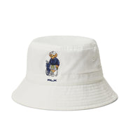 RLX Ralph Lauren 女式 Polo Bear 高尔夫渔夫帽 - 白色