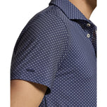 RLX Ralph Lauren Printed Lightweight Airflow Golf Polo Shirt - Refined Navy Magnolia Diamond