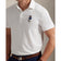 RLX Ralph Lauren Polo Bear Airtech Pique Golf Polo Shirt - Ceramic White