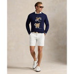 RLX Ralph Lauren Polo Bear Merino Coolmax Golf Pullover - Refined Navy