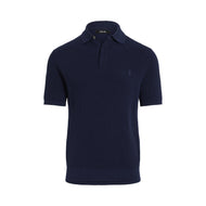 RLX Ralph Lauren Cotton Coolmax Knitted Golf Polo Shirt - Refined Navy