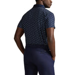 RLX Ralph Lauren Tailored Fit Printed Airflow Golf Polo Shirt - Refined Navy Dice Game