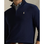 RLX Ralph Lauren Cotton Blend 1/4 Zip Golf Pullover - Refined Navy