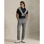 RLX Ralph Lauren Tailored Fit Lightweight Airflow Golf Polo Shirt - Polo Black