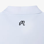 Malbon 块门襟高尔夫 Polo 衫 - 白色