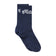 Malbon Bon Script Golf Socks - Navy