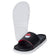 Malbon Buckets Slides - Black/Red