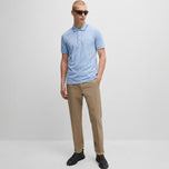 Boss Paule 4 Golf Polo Shirt - Open Blue