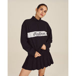 Malbon Women's Crosscourt Golf Windbreaker - Black