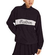 Malbon Women's Crosscourt Golf Windbreaker - Black