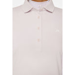 J.Lindeberg Women's Cassie Golf Polo Shirt - Grey Lilac