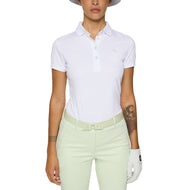 J.Lindeberg Women's Cassie Golf Polo Shirt - White