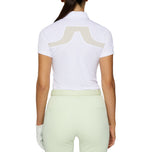 J.Lindeberg Women's Cassie Golf Polo Shirt - White
