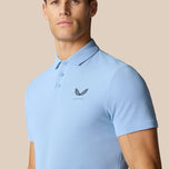 Castore Club Classic Polo Golf Shirt - Sky Blue