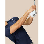 Castore Pinnacle LVS Engineered Knit Polo Golf Shirt - Midnight Navy/White